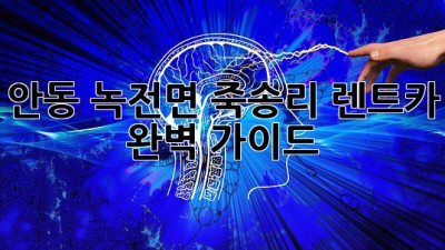 안동 녹전면 죽송리 렌트카: 완벽 가이드